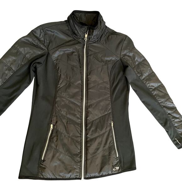 Women's C9 Champion Black Lightweight Full Zip Athletic Jacket Size L - Picture 2 of 12